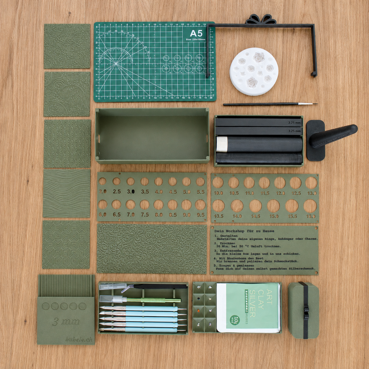 Premium Silver Clay Starter Kit – Create Real Silver Jewellery at Home