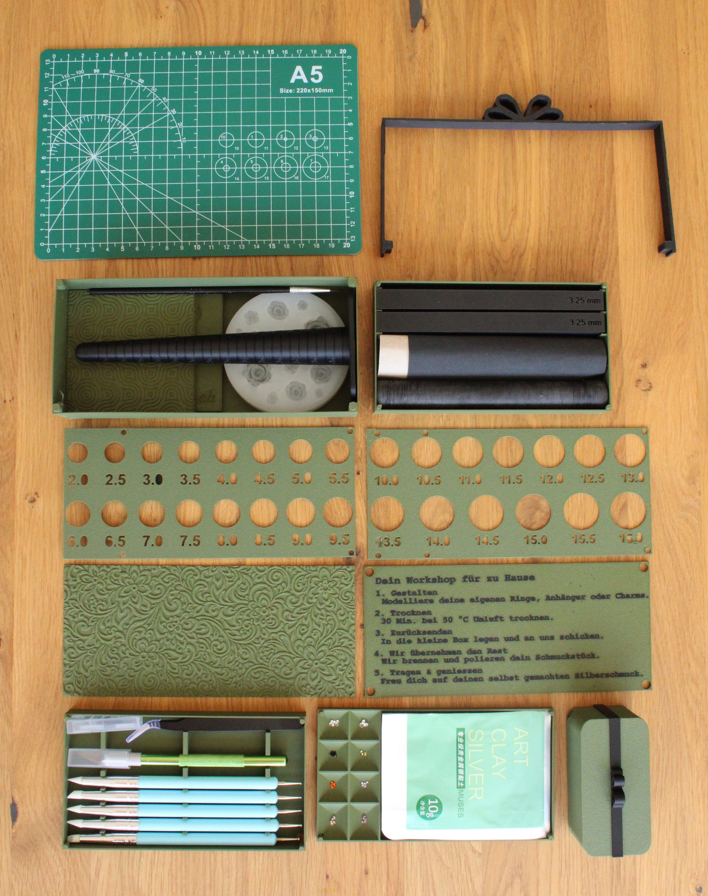 Premium Silver Clay Starter Kit – Create Real Silver Jewellery at Home